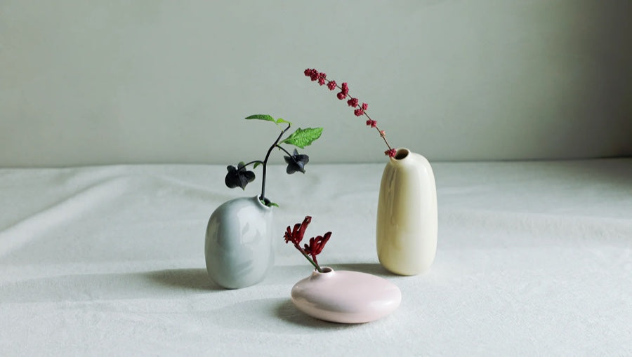 KINTO SACCO ceramic bud vases