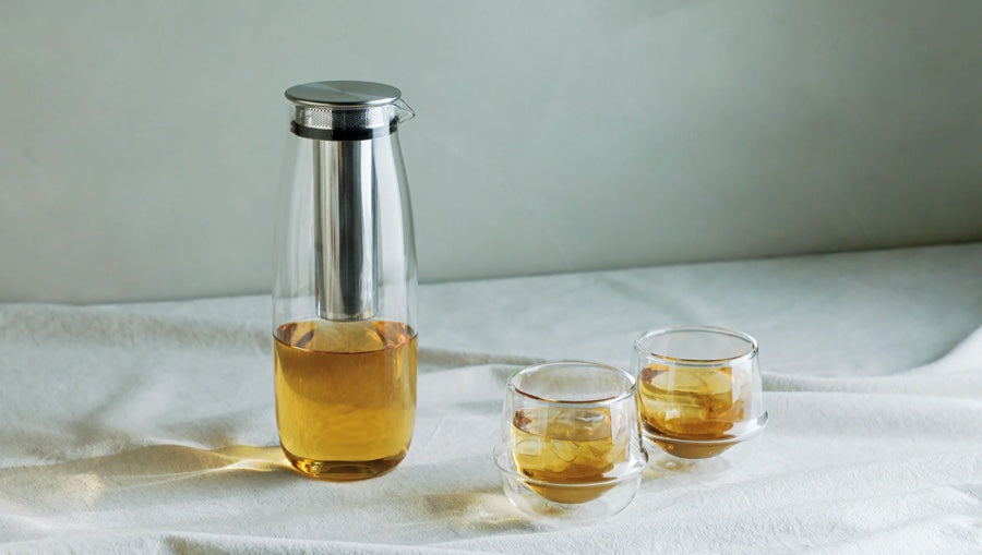 KINTO UNITEA cold brew carafe and glass set