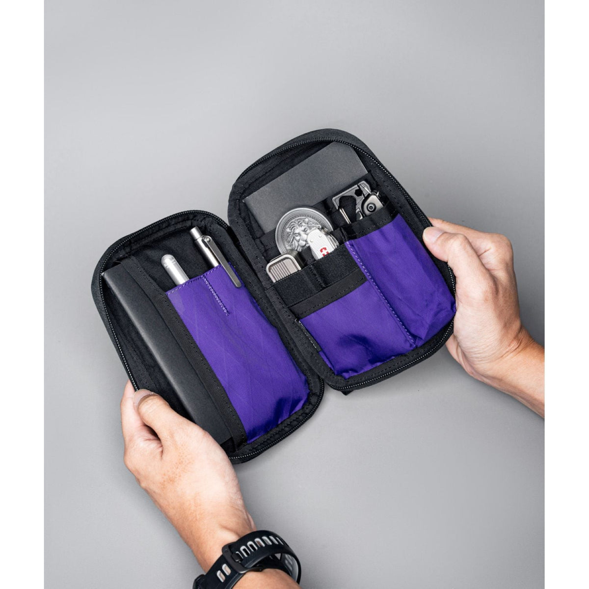 ALPAKA Admin Pouch With Hook & Loop VX21 (Purple)