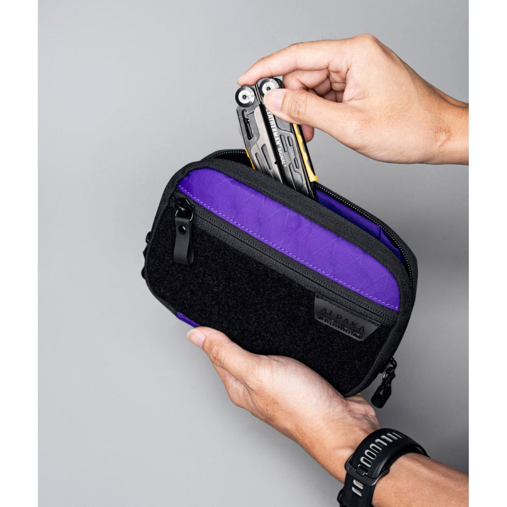 ALPAKA Admin Pouch With Hook & Loop VX21 (Purple)