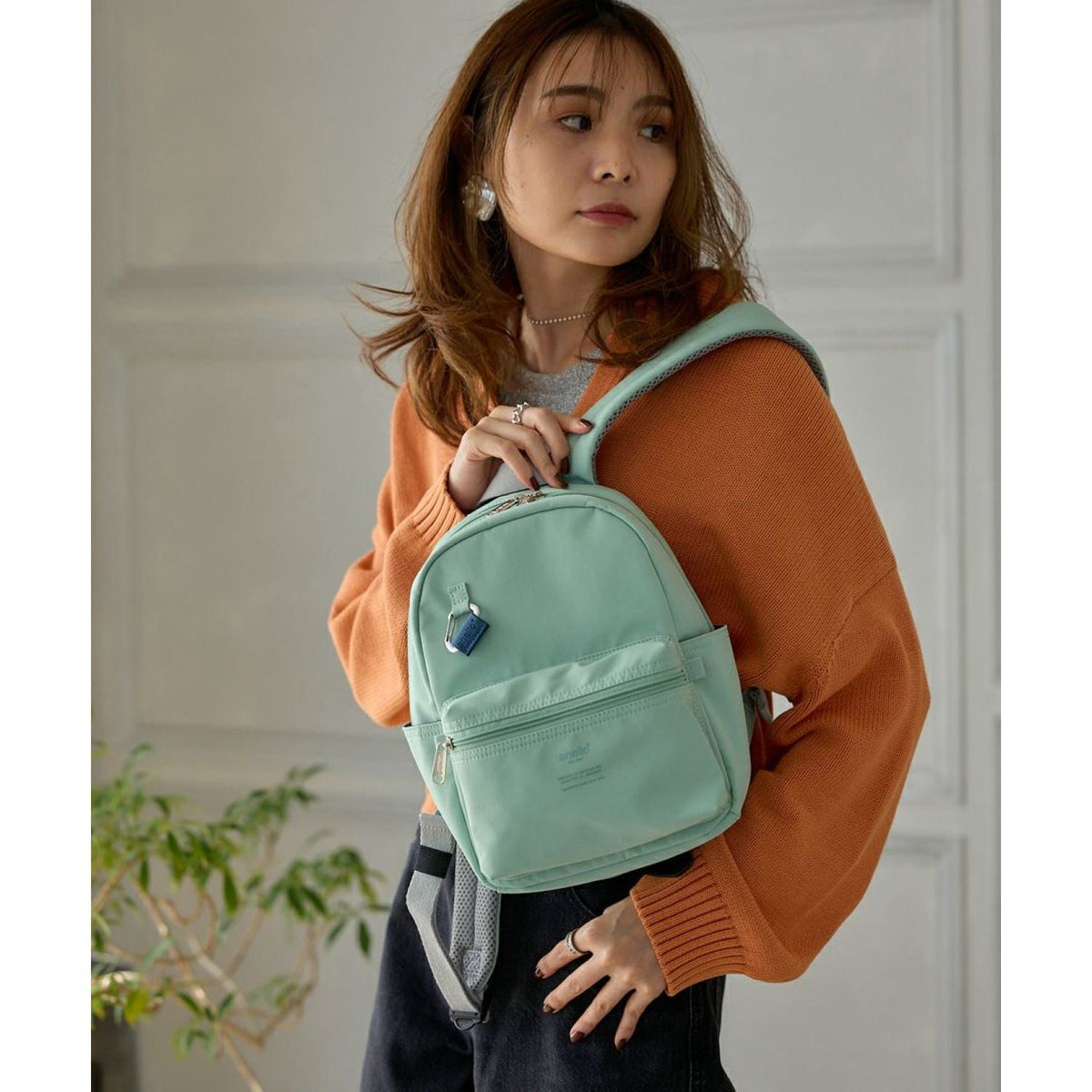 Anello Base Mini Backpack (Mint Green)