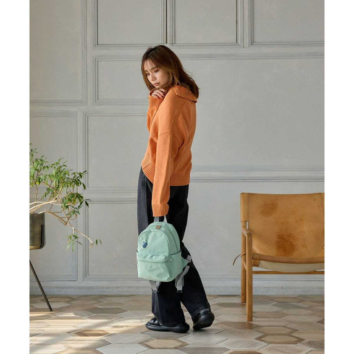 Anello Base Mini Backpack (Mint Green)