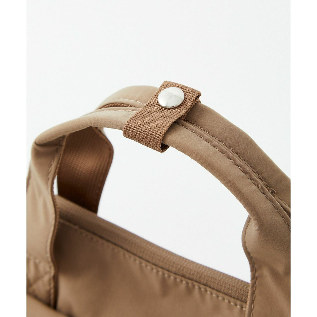 Anello Circle 2Way Mini Tote Bag (Beige)
