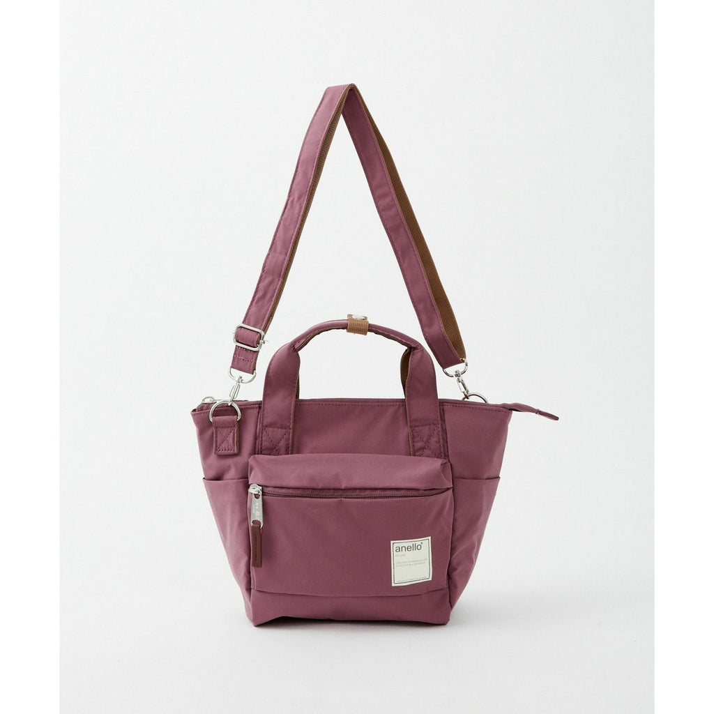 Anello Circle 2Way Mini Tote Bag (Dark Pink)