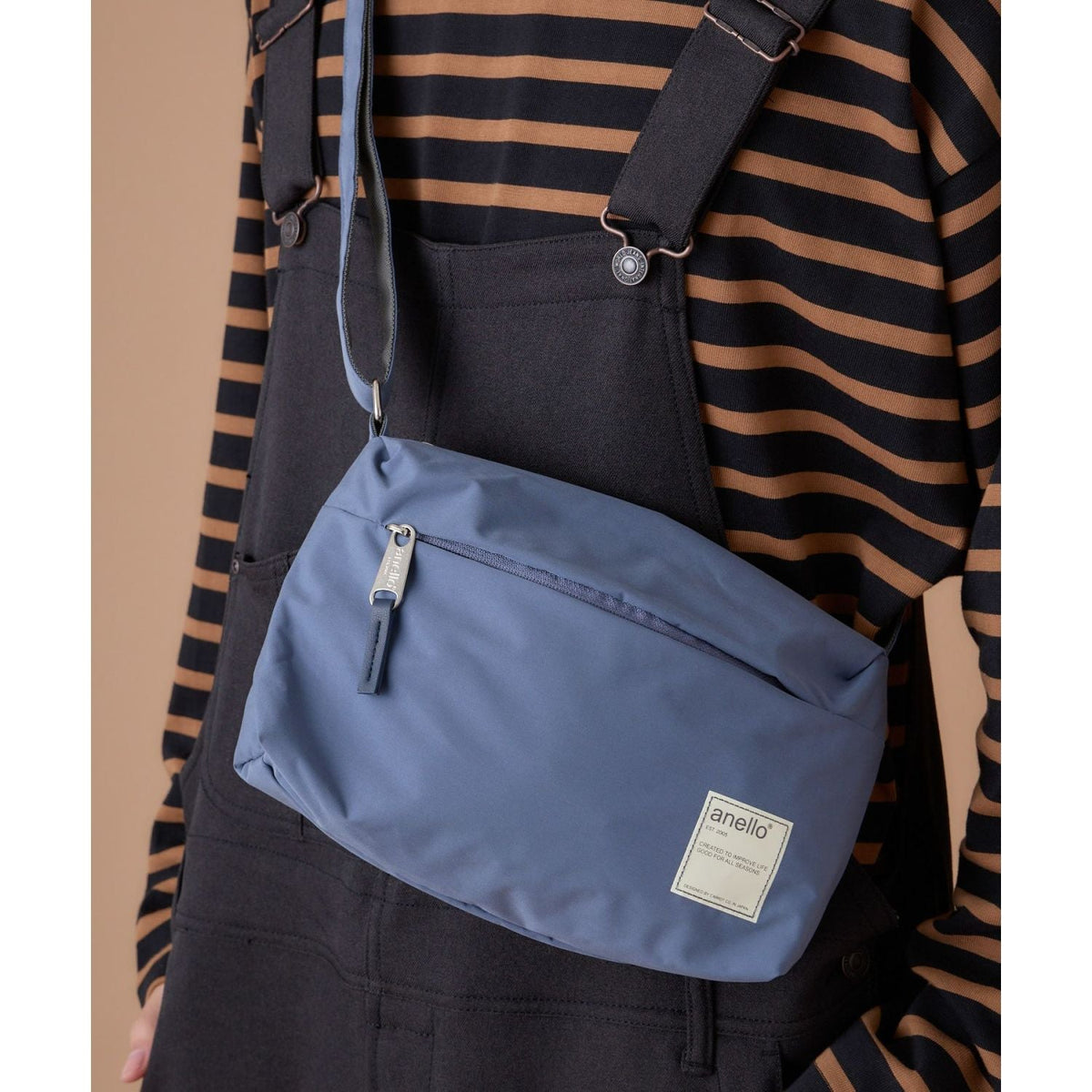 Anello Circle Mini Shoulder Bag (Blue)