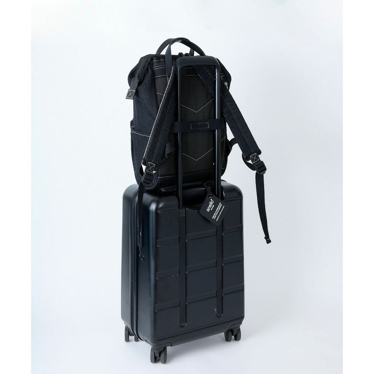 Anello Conny Kuchigane Backpack Slim R (Black)