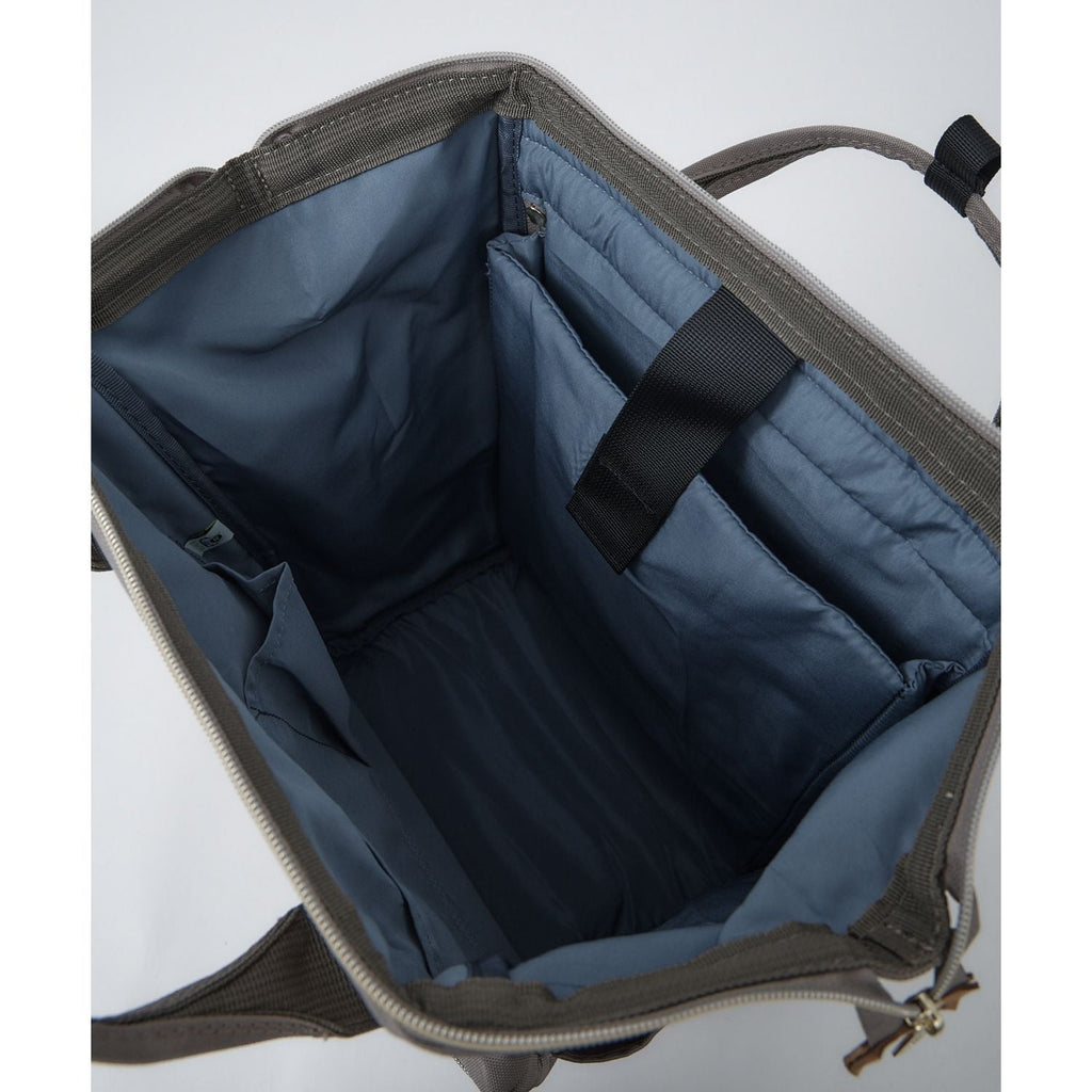 Anello Cross Bottle Kuchigane Backpack R (Grey Beige)