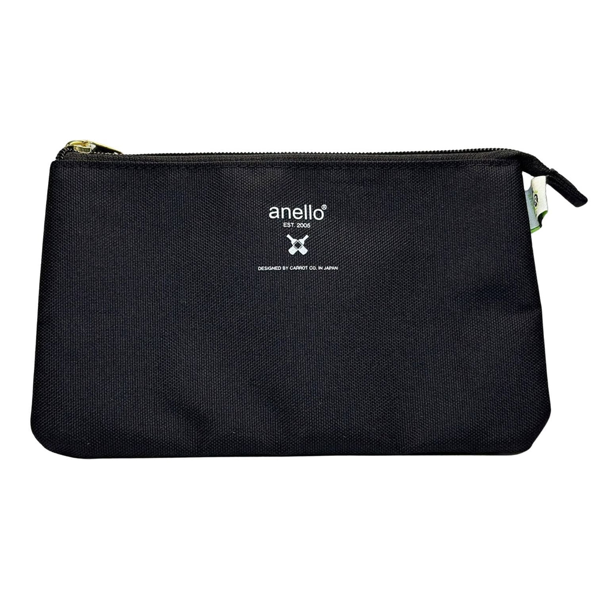 Anello Cross Bottle Pouch (Black)