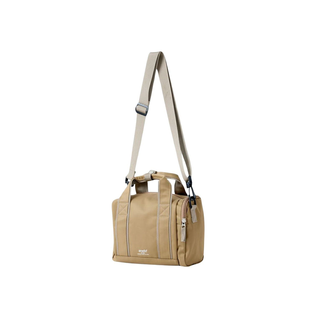 Anello Cube 2Way Mini Boston Bag (Beige)