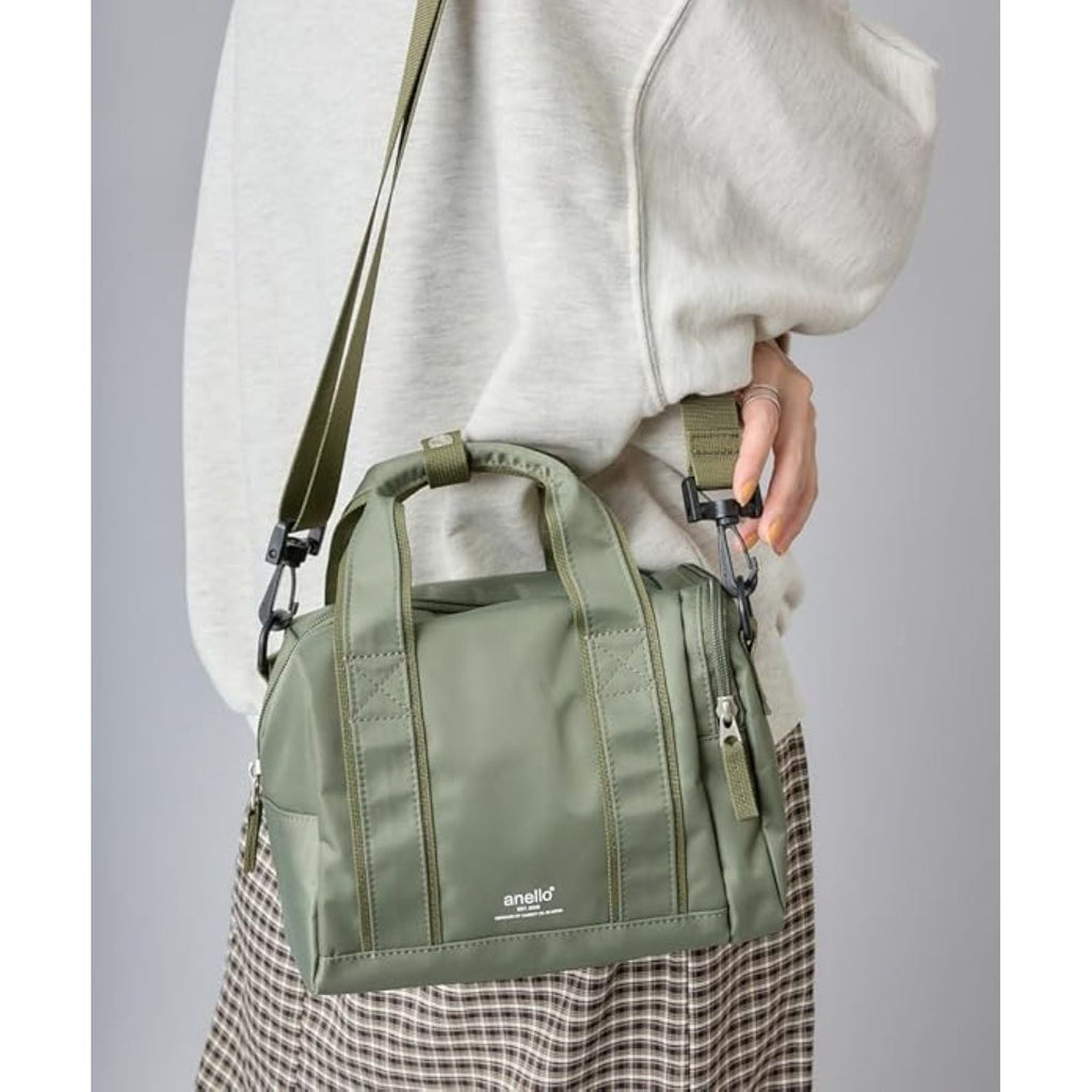Anello Cube 2Way Mini Boston Bag (Olive)