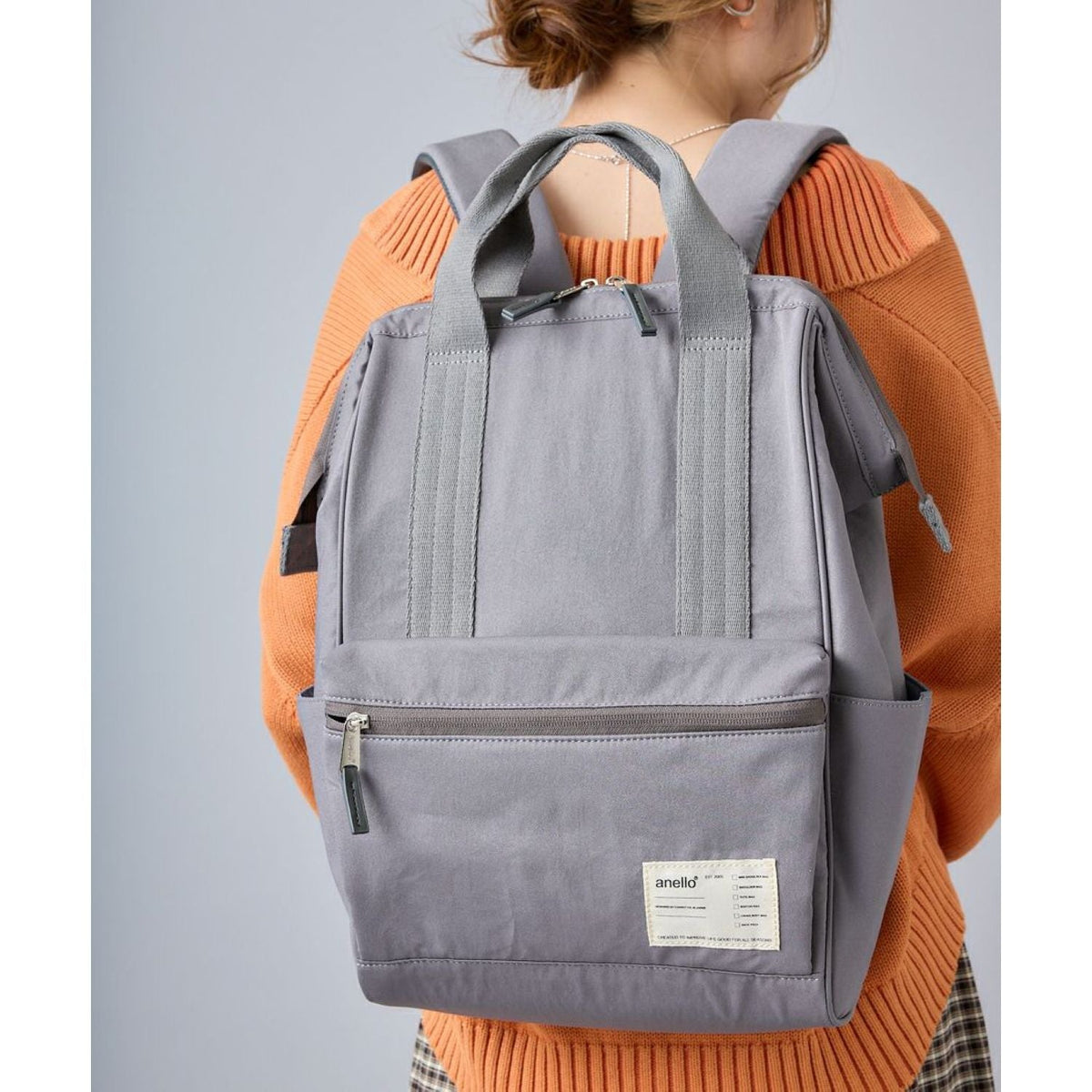 Anello Departure Kuchigane Backpack R (Navy)