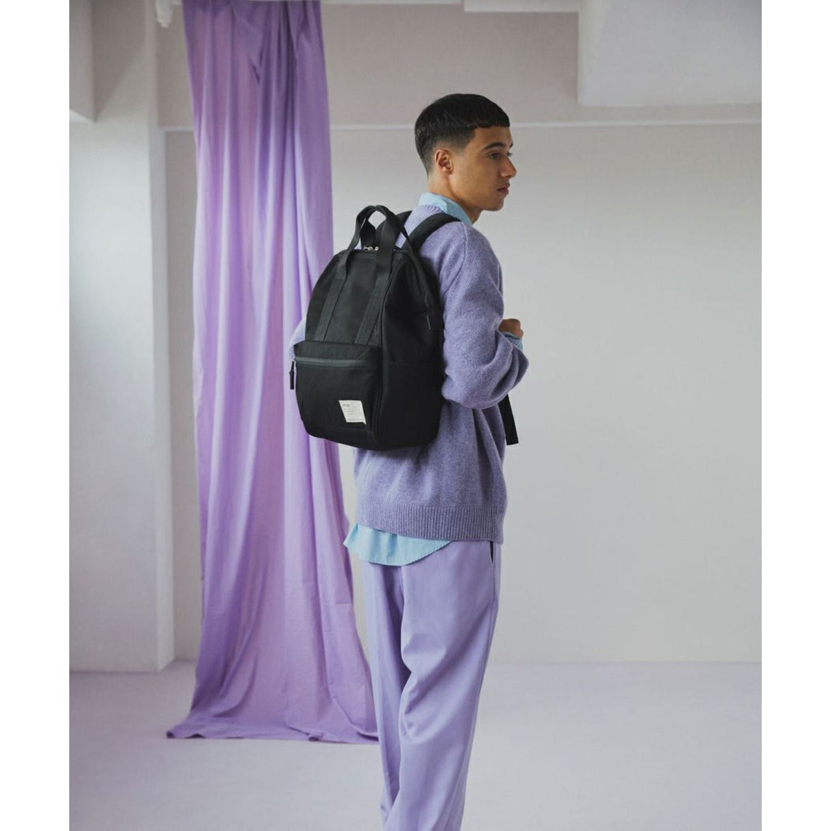 Anello Departure Kuchigane Backpack R (Navy)