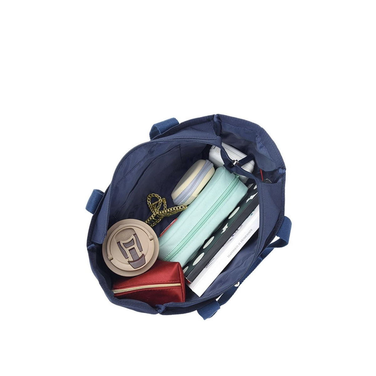 Anello Departure Tote Bag (Navy)