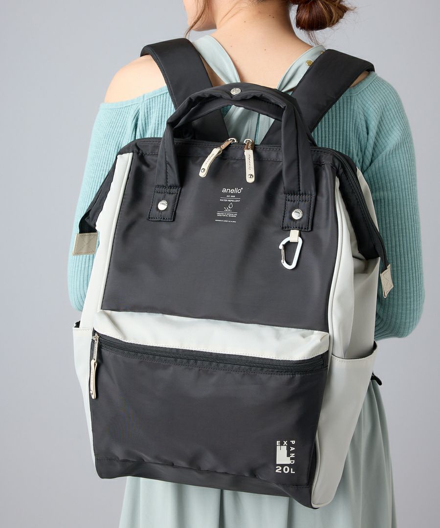 Anello Expand4 Kuchigane Backpack LR (Black)