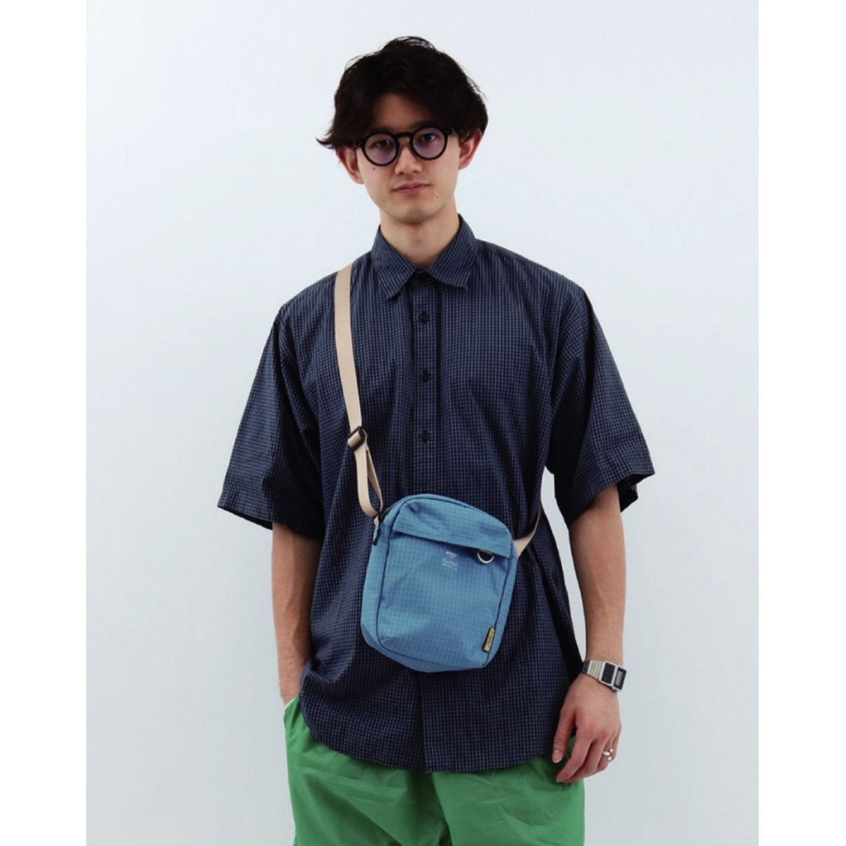 Anello Fun Mini Shoulder Bag (Light Grey)