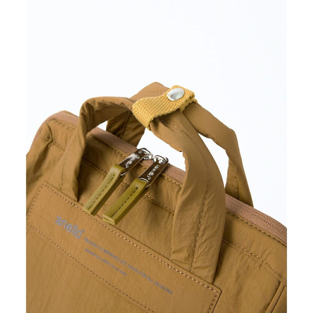 Anello Future Nostalgia Kuchigane Backpack Slim R (Mustard)
