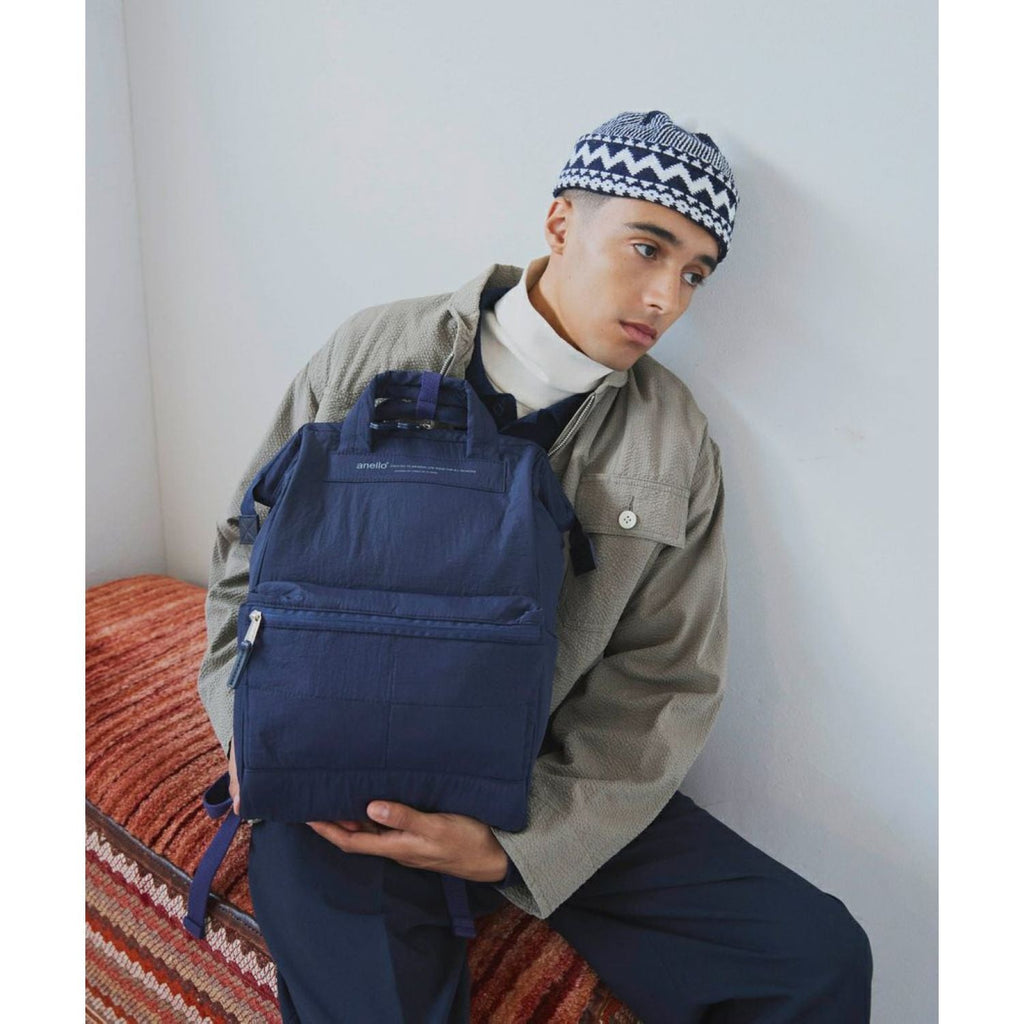 Anello Future Nostalgia Kuchigane Backpack Slim R (Mustard)