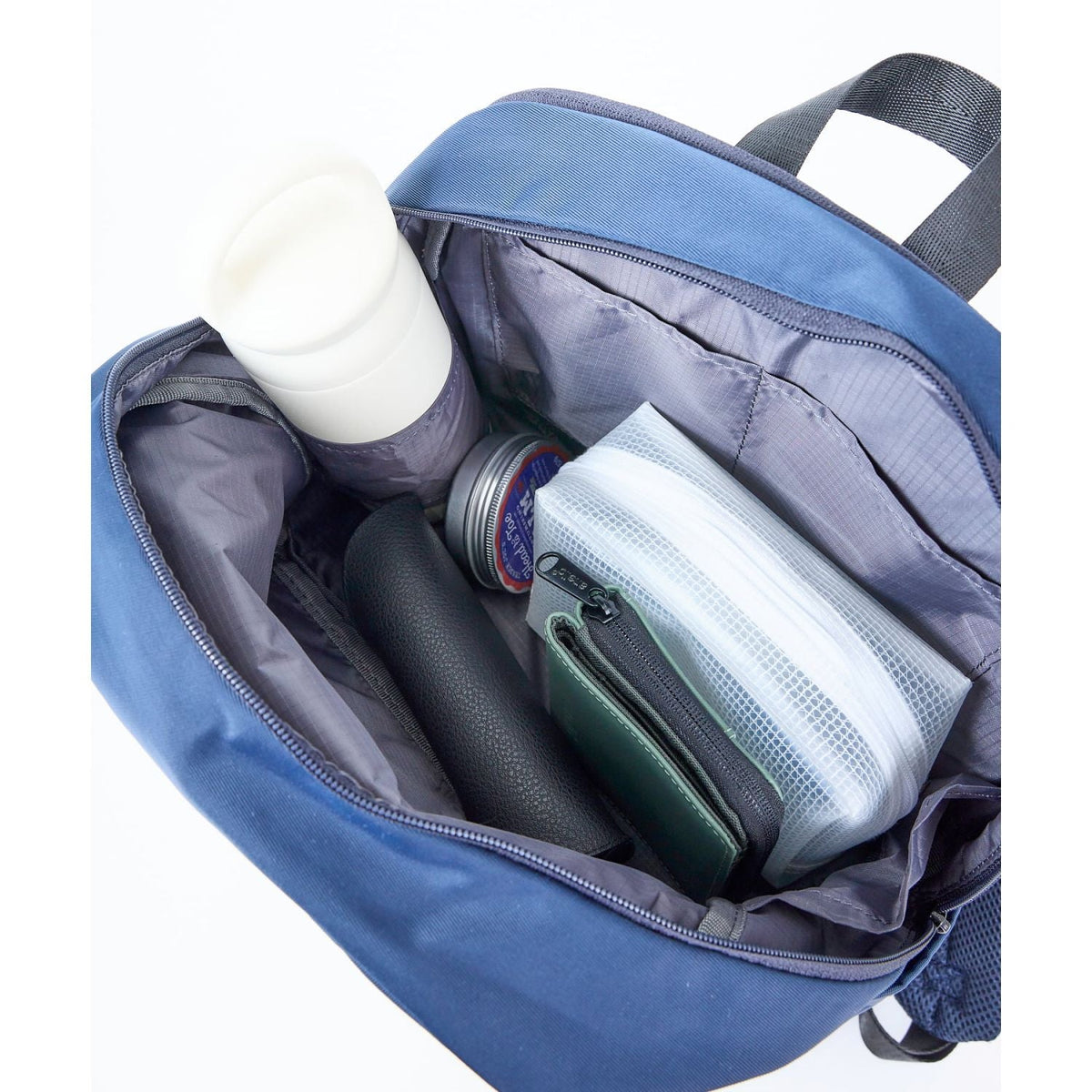 Anello Layer 2 Layered Backpack L (Navy)