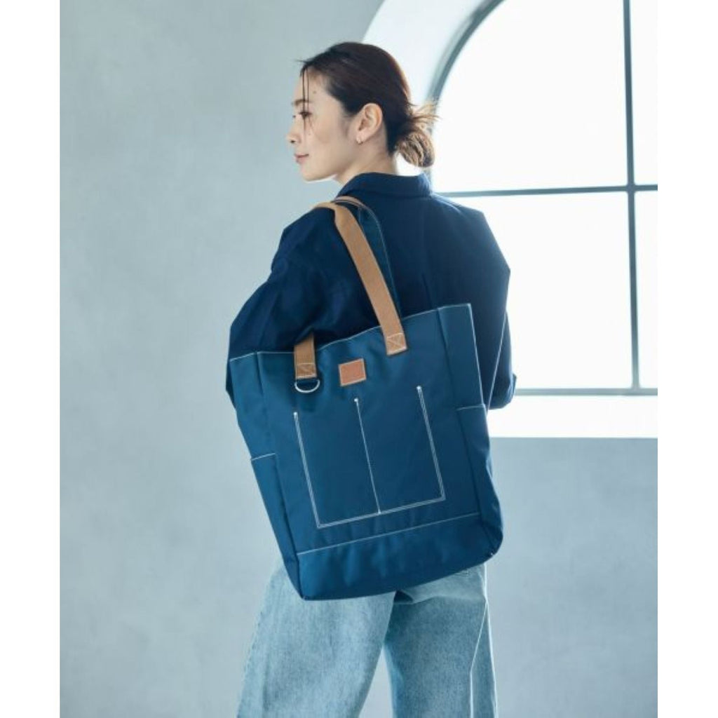 Anello Line Tote Bag (Black)
