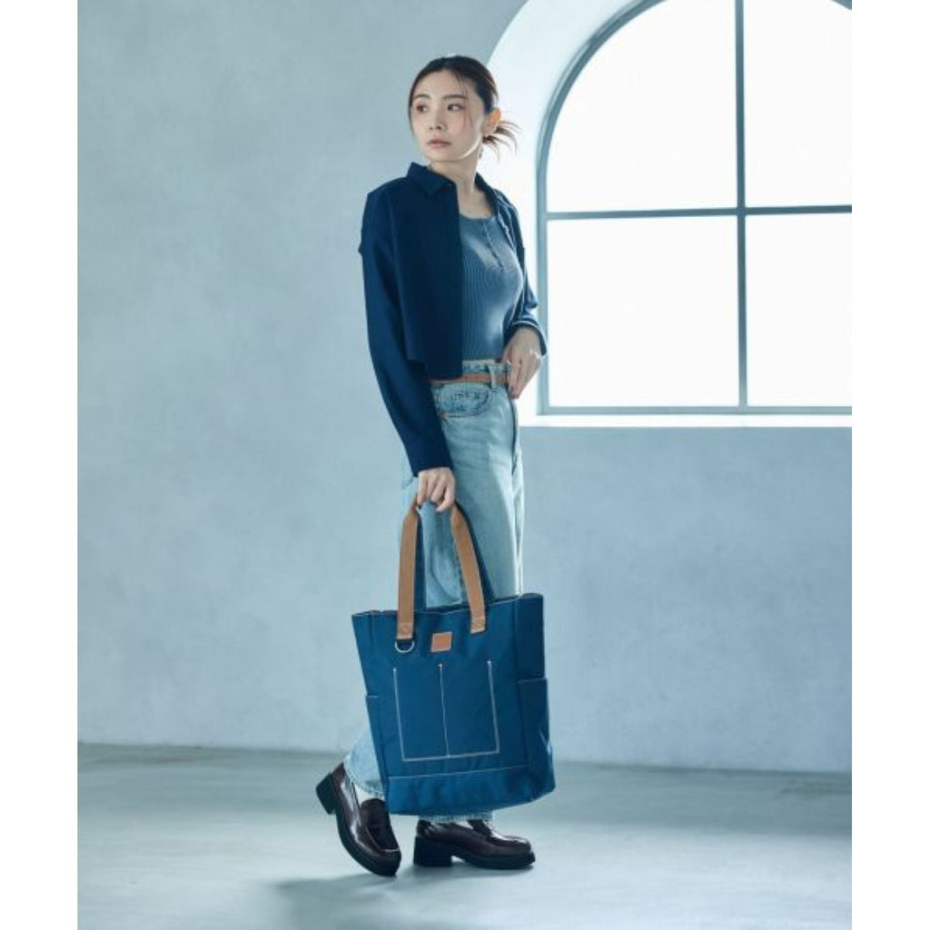 Anello Line Tote Bag (Black)