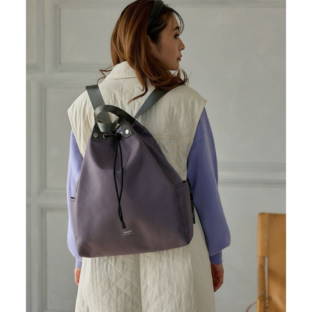Anello Port 2Way Backpack (Grey)