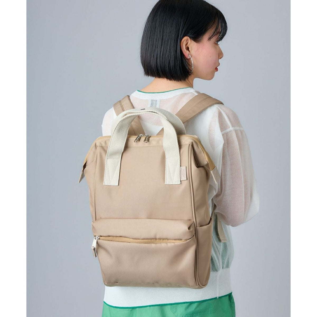 Anello Sonia Kuchigane Backpack Slim R (Beige)