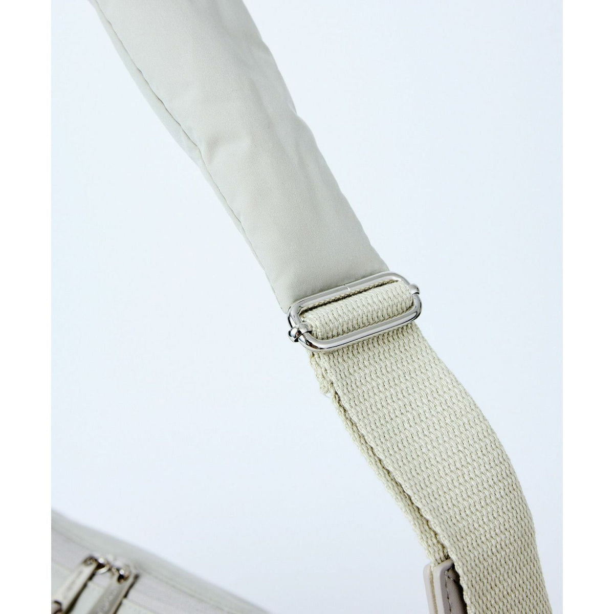 Anello Souffle Shoulder Bag (Light Grey)