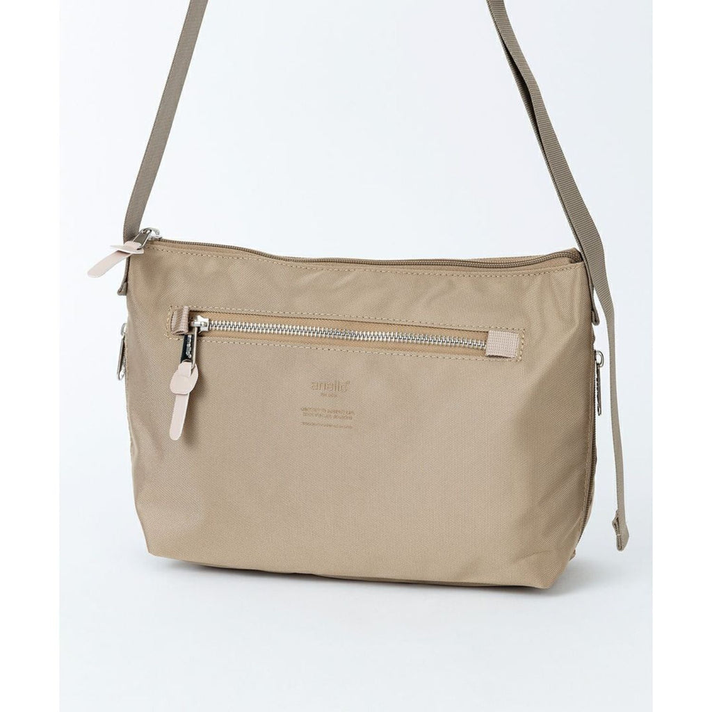 Anello Three Mini Shoulder Bag (Beige)