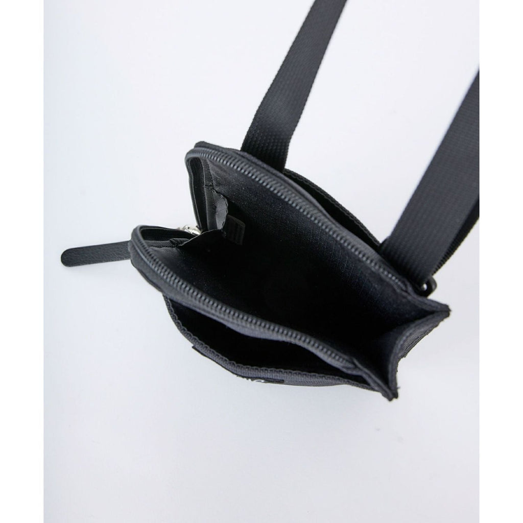 Anello To Go Rounded Zip Mini Shoulder Bag (Black)