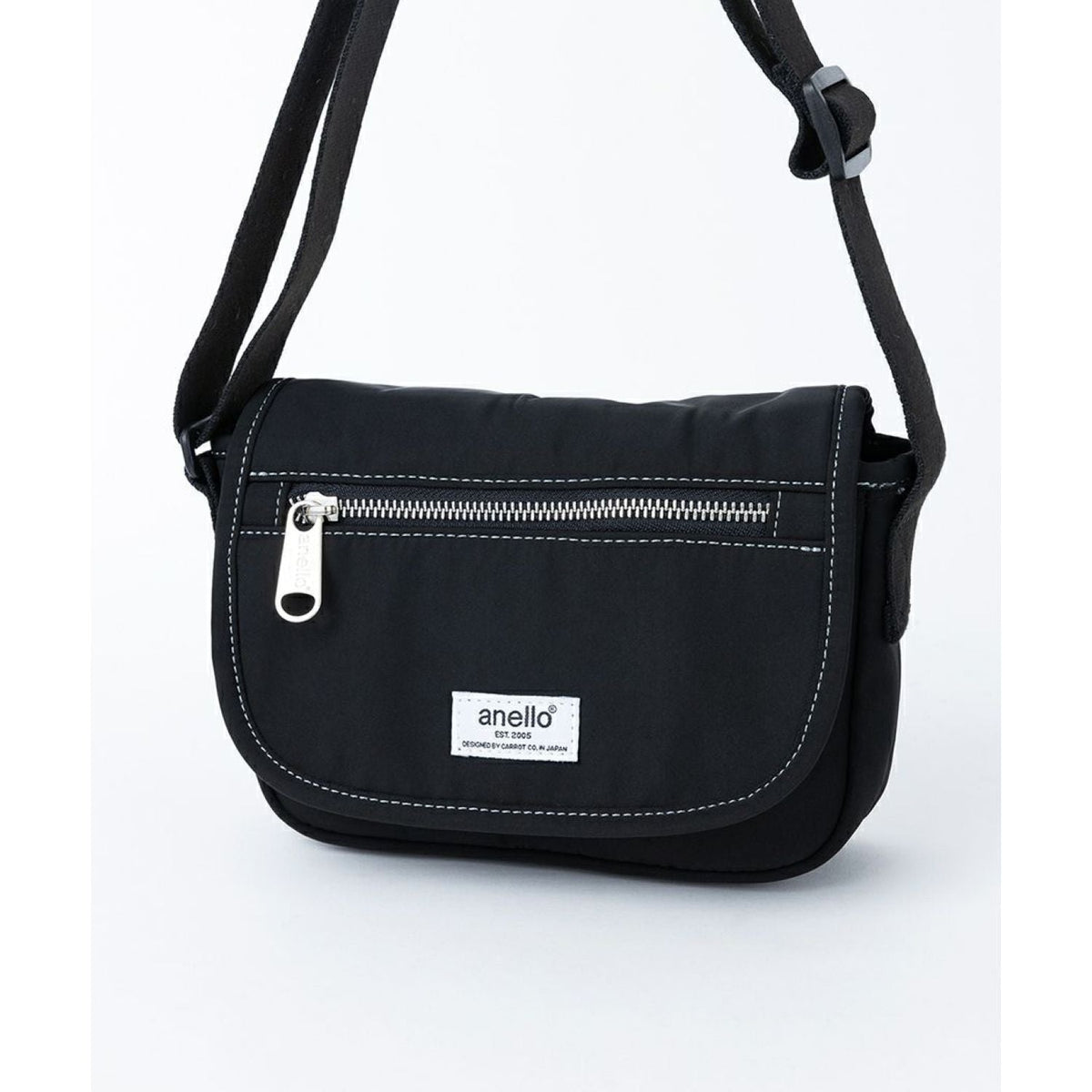 Anello Town Mini Shoulder Bag (Black)