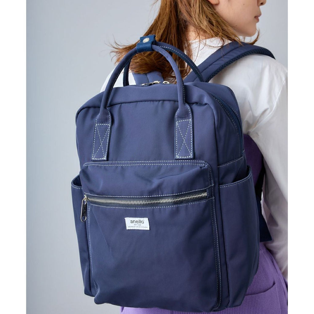 Anello Town Squared Backpack (Black)