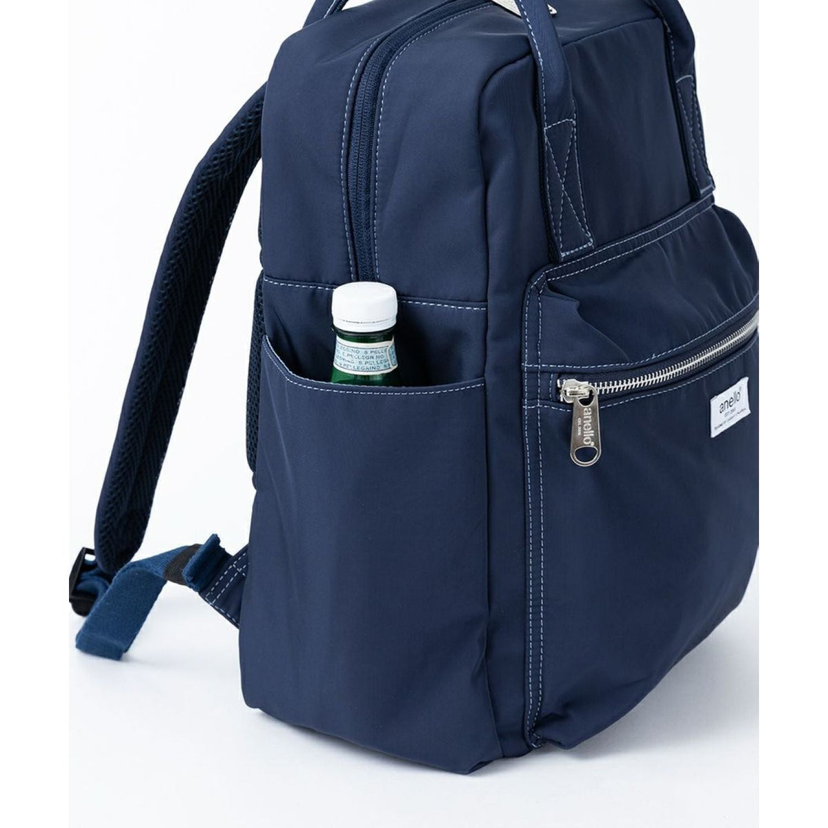 Anello Town Squared Backpack (Navy)