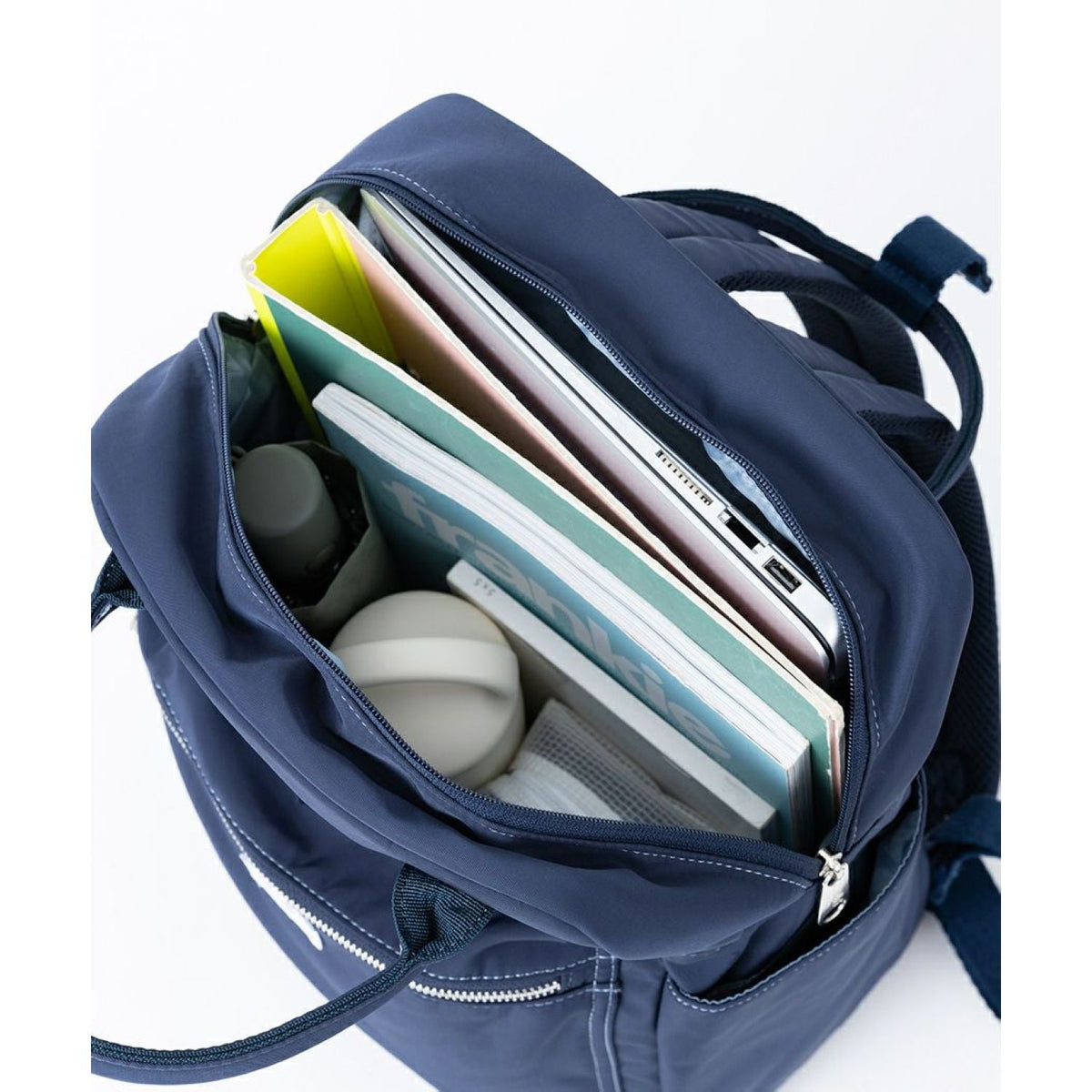 Anello Town Squared Backpack (Navy)