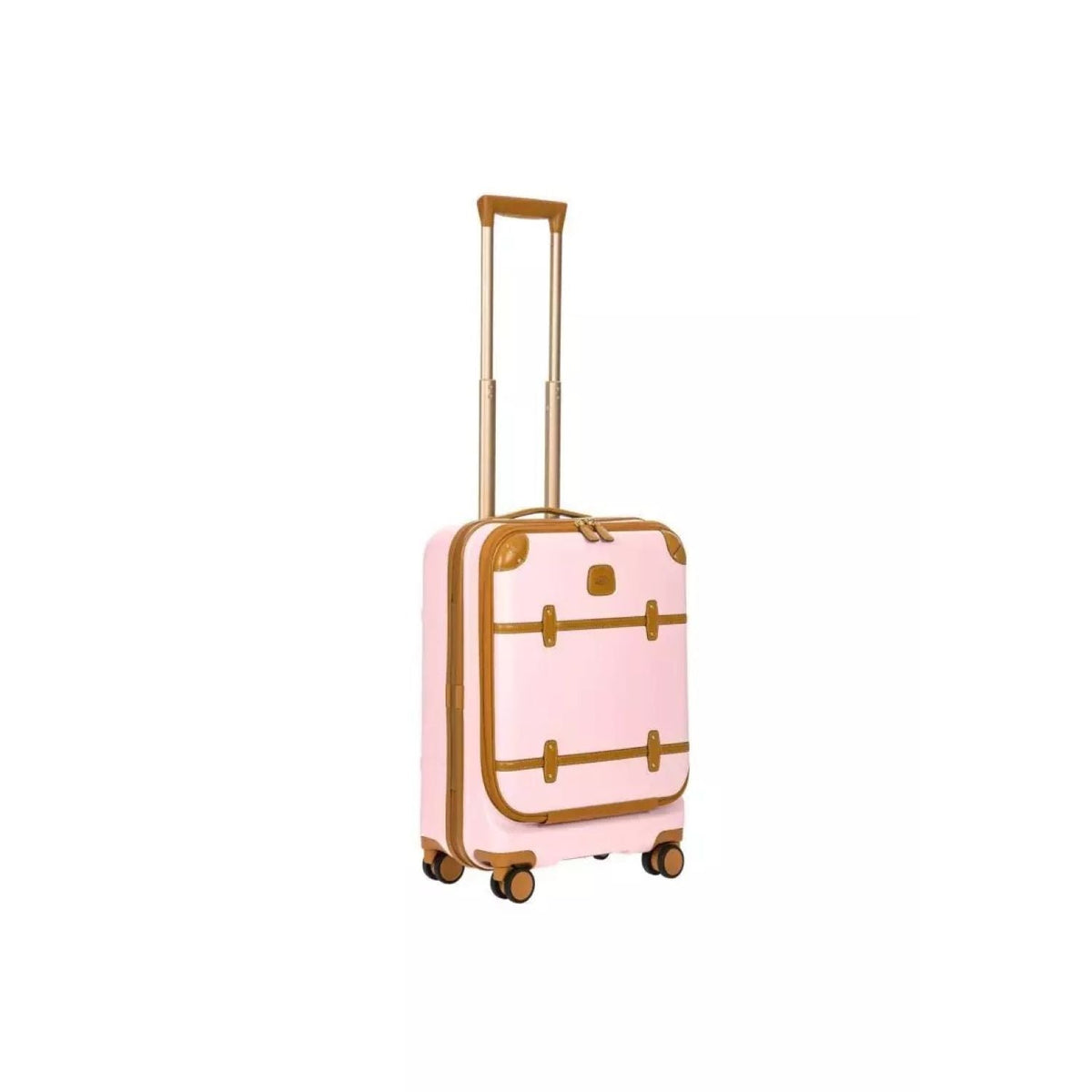 BRIC'S Bellagio V2 21" Carry On Luggage Spinner + Pocket with USB (Pink)