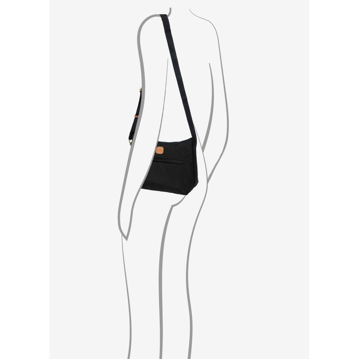 BRIC'S X-Bag Shoulder Bag - Large (Black)