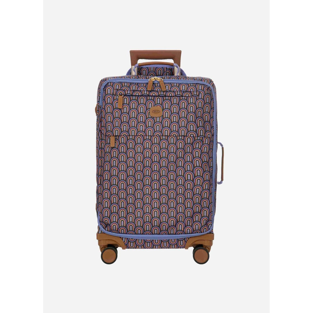 BRIC'S X-Travel 22" Carry On Luggage With Front Access Opening Spinner (Pop)