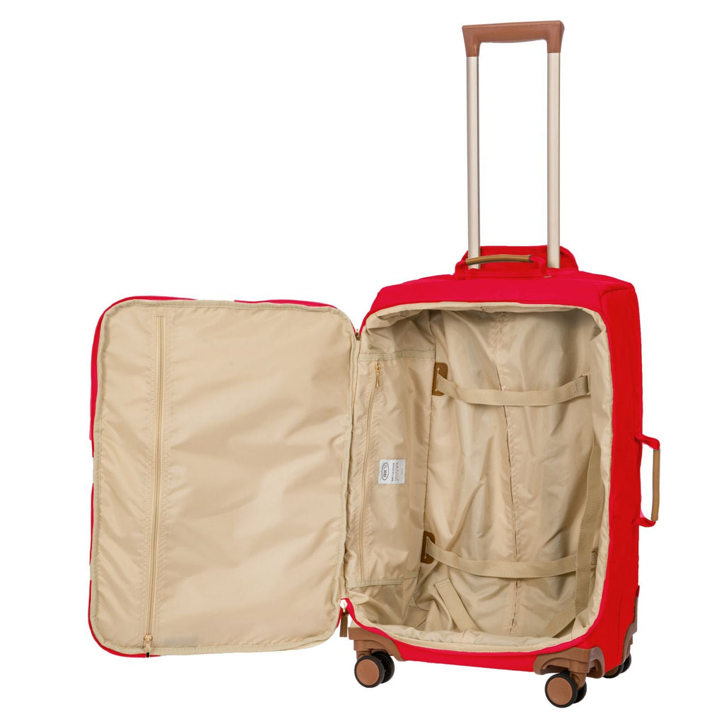 BRIC'S X-Travel 26" Medium Luggage With Front Access Opening Spinner (Geranium)