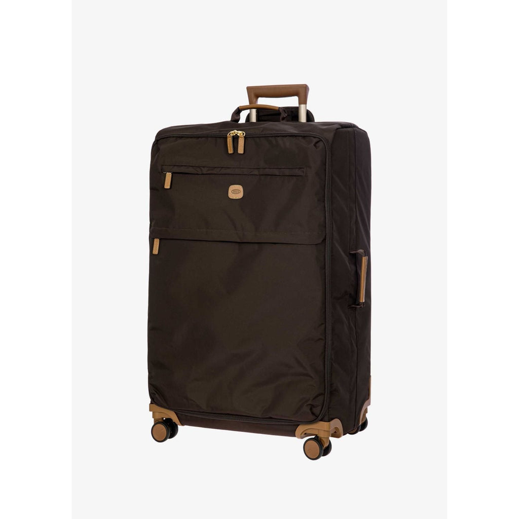 BRIC'S X-Travel 30" Large Luggage With Front Access Opening Spinner (Brown)