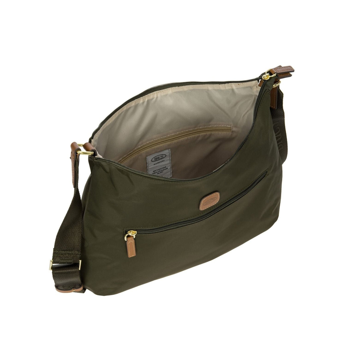 BRIC'S X-Bag Shoulder Bag - Large (Olive)