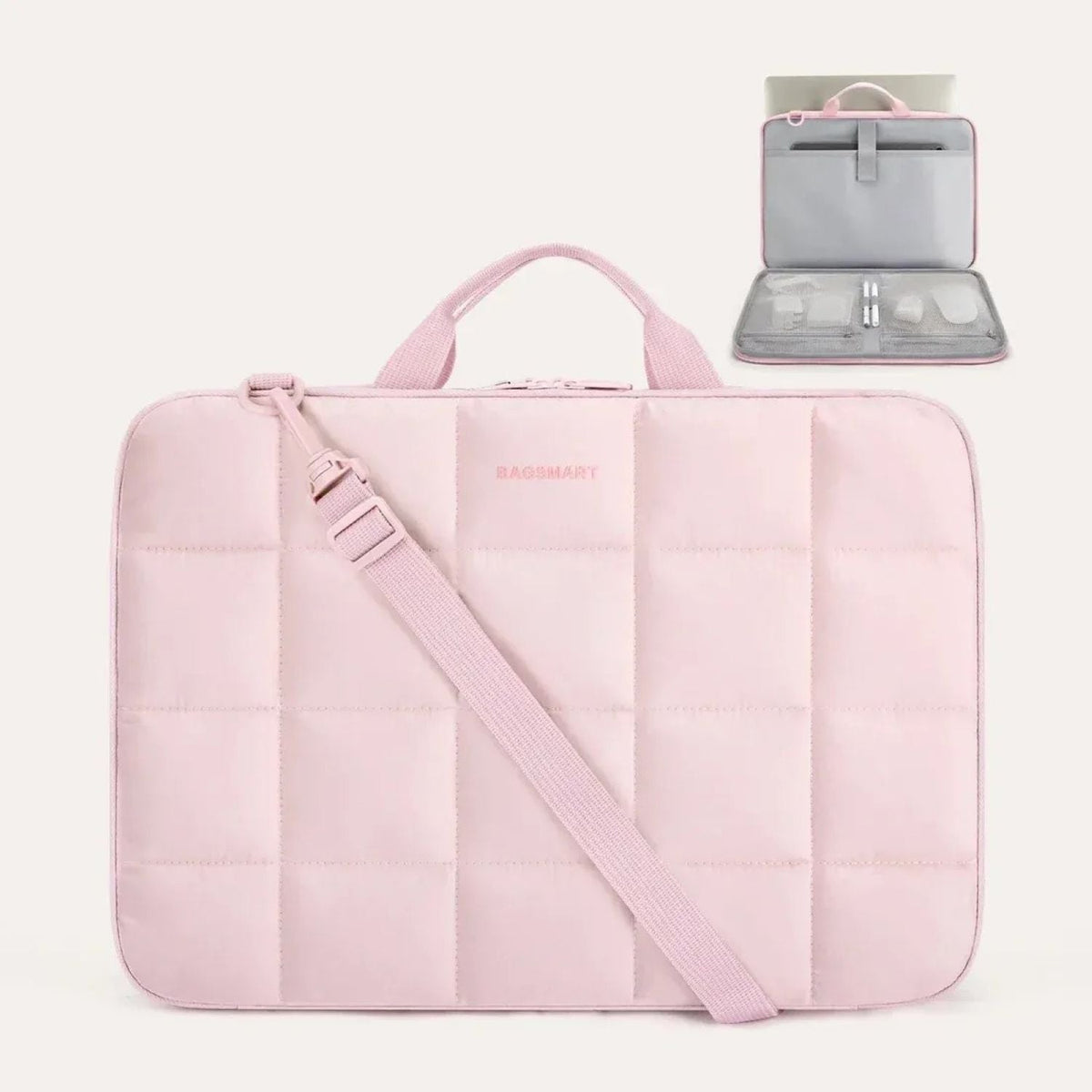 Bagsmart Bubble Laptop Sleeve Pro 15.6" (Pink)
