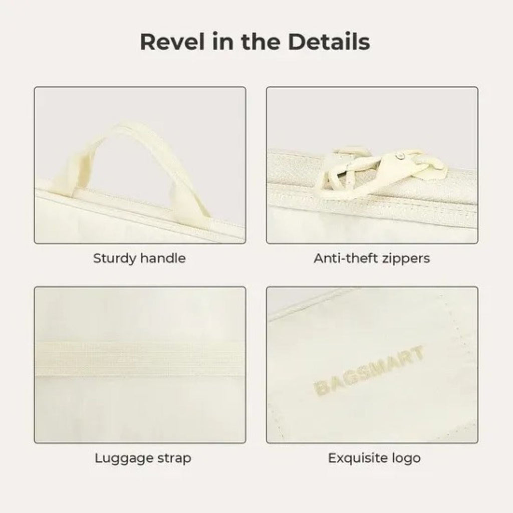 Bagsmart Bubble Laptop Sleeve Pro 15.6" (Beige)