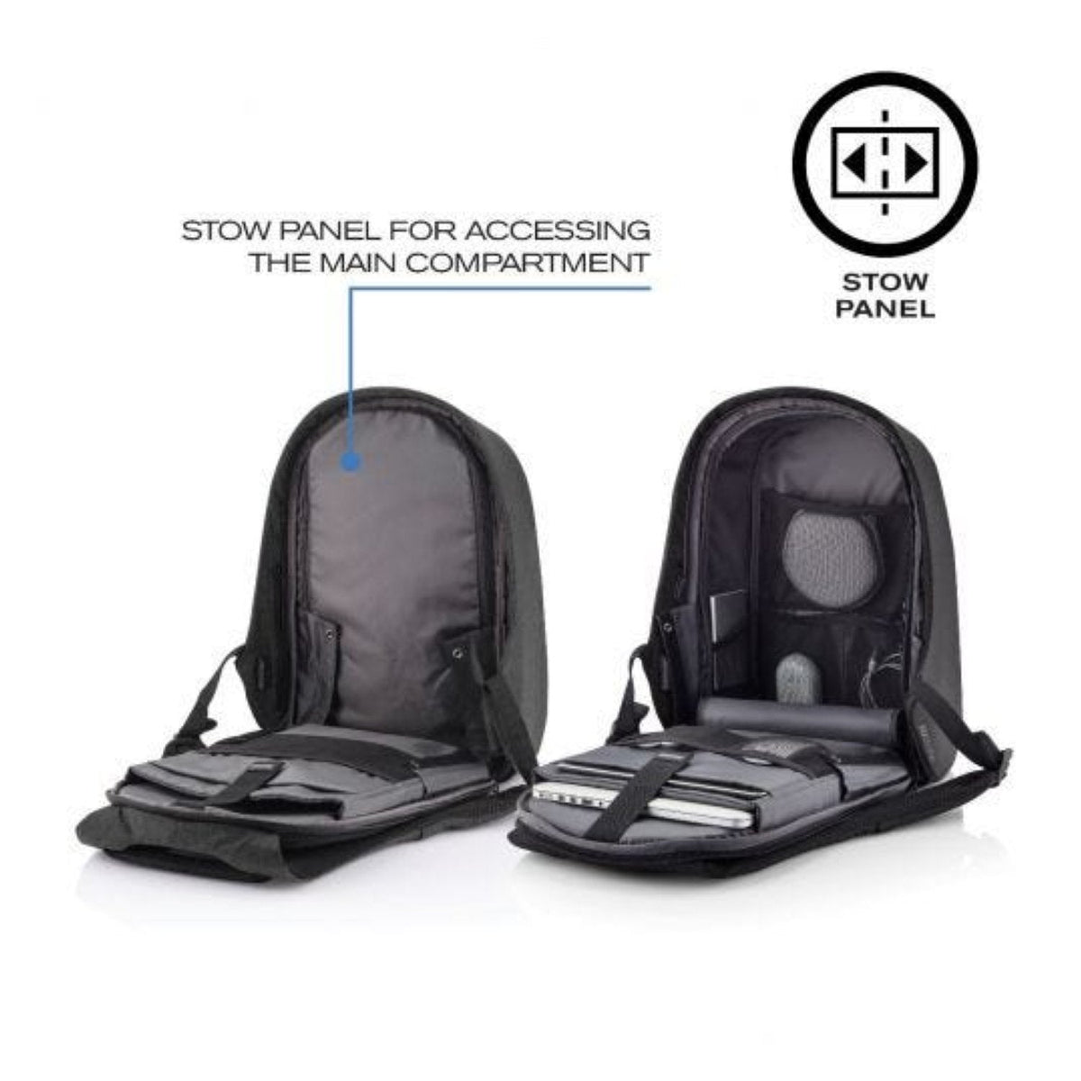 Bobby Hero Regular Anti-Theft Backpack - Black