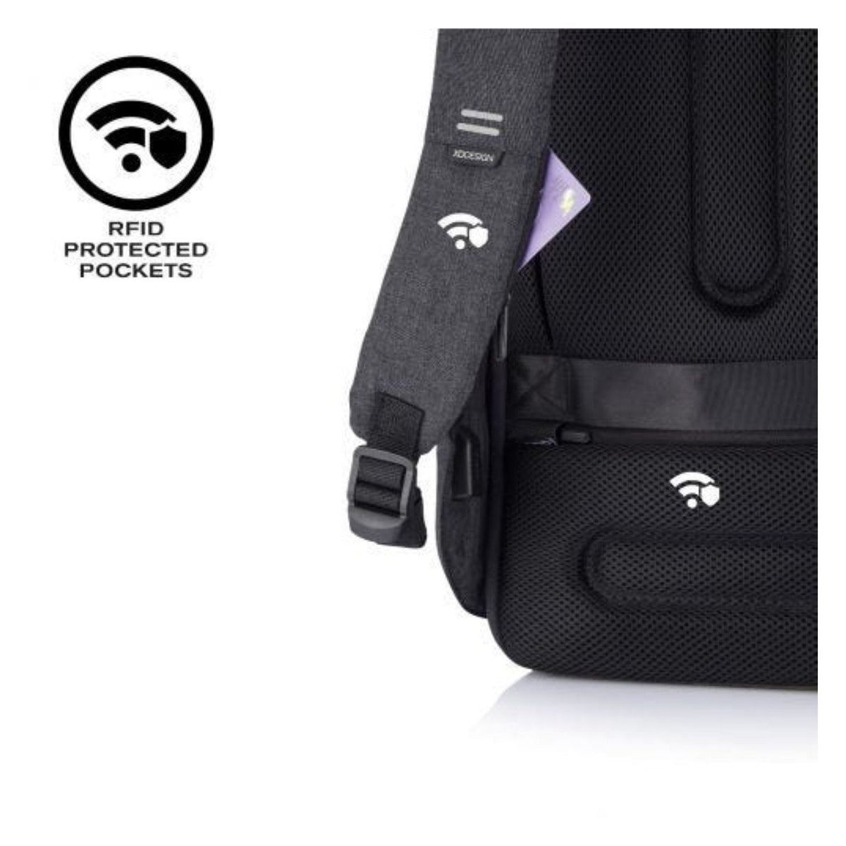 Bobby Hero Regular Anti-Theft Backpack - Black
