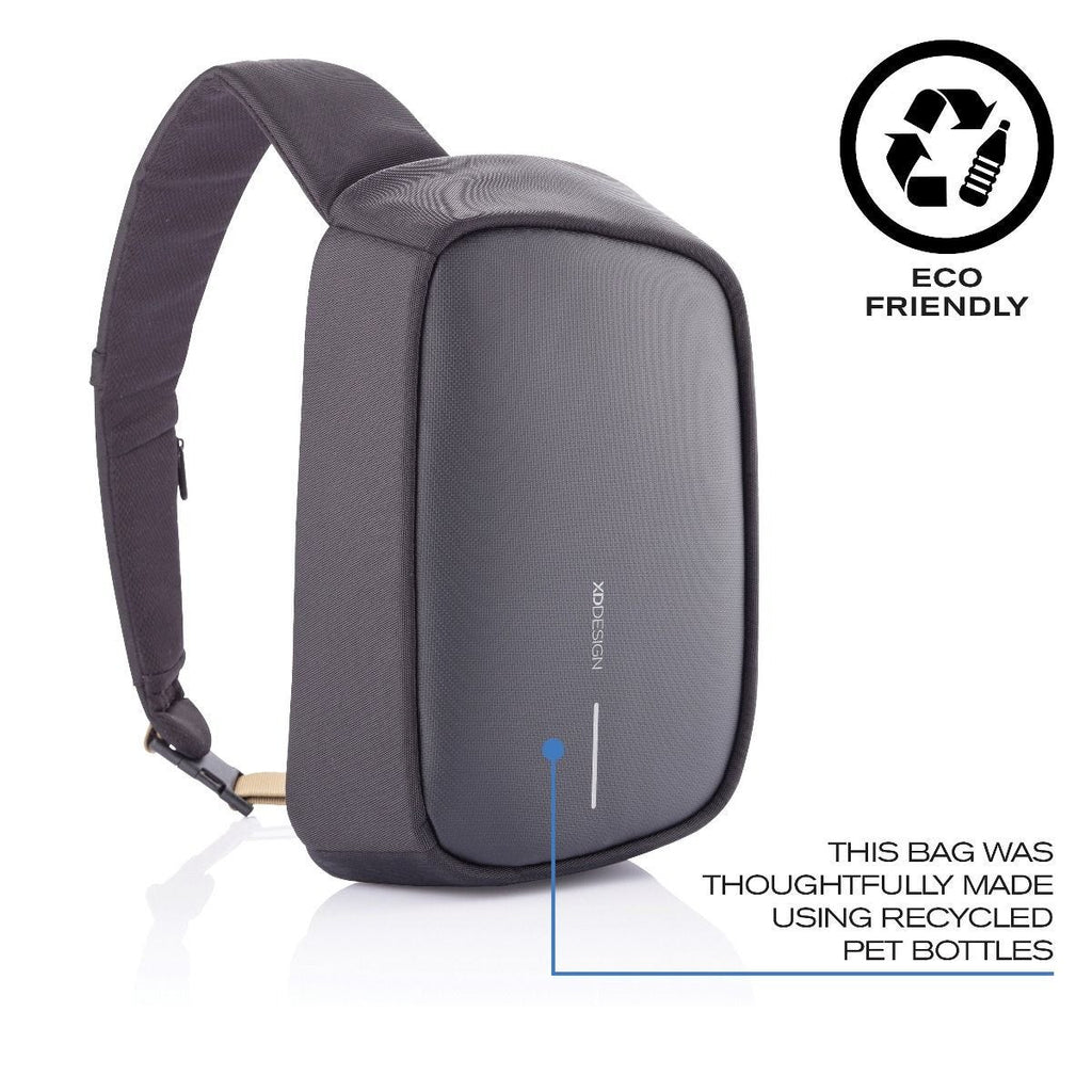 Bobby Sling Anti-Theft Crossbody Backpack - Black