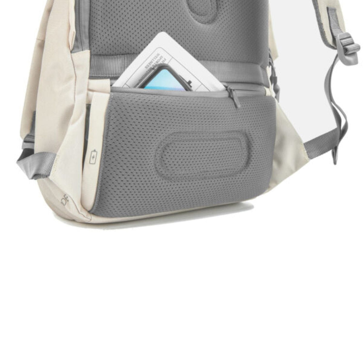 Bobby Soft Anti-Theft Backpack - Light Grey