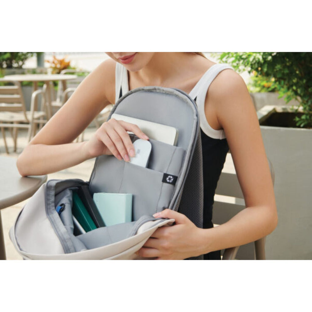 Bobby Soft Anti-Theft Backpack - Light Grey