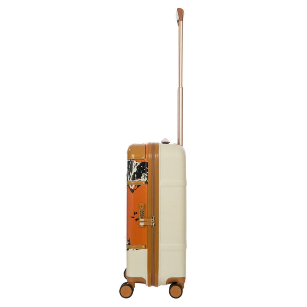 BRIC'S Limited Edition Andy Warhol 21" Carry On Luggage Spinner (Orange Flower)