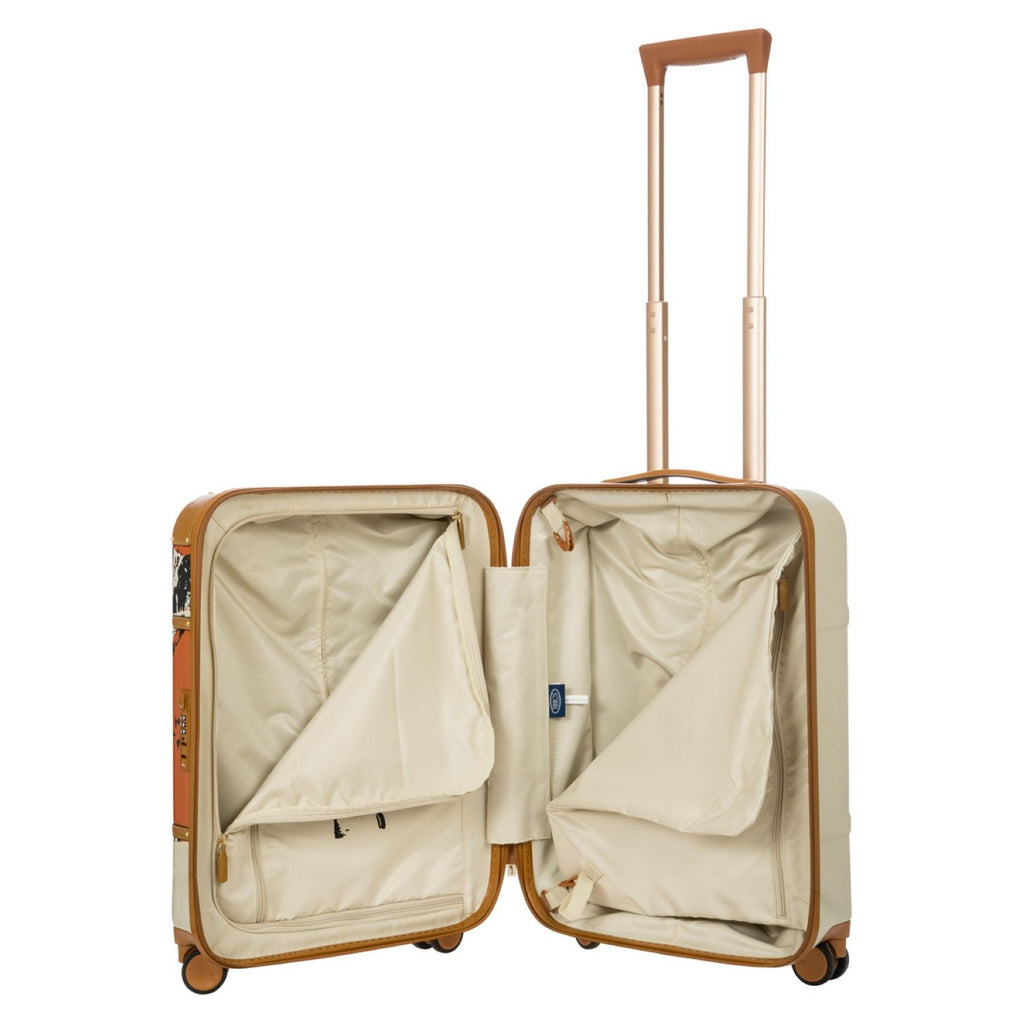 BRIC'S Limited Edition Andy Warhol 21" Carry On Luggage Spinner (Orange Flower)