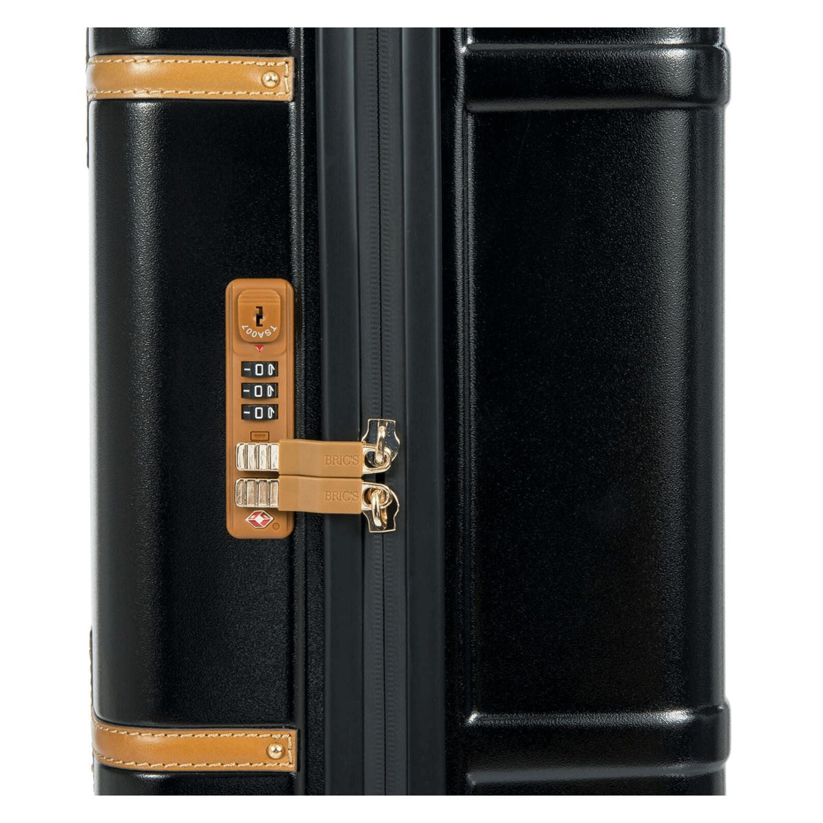 Bric's Bellagio V2 21" Carry-On Luggage Spinner (Black/Tobacco)