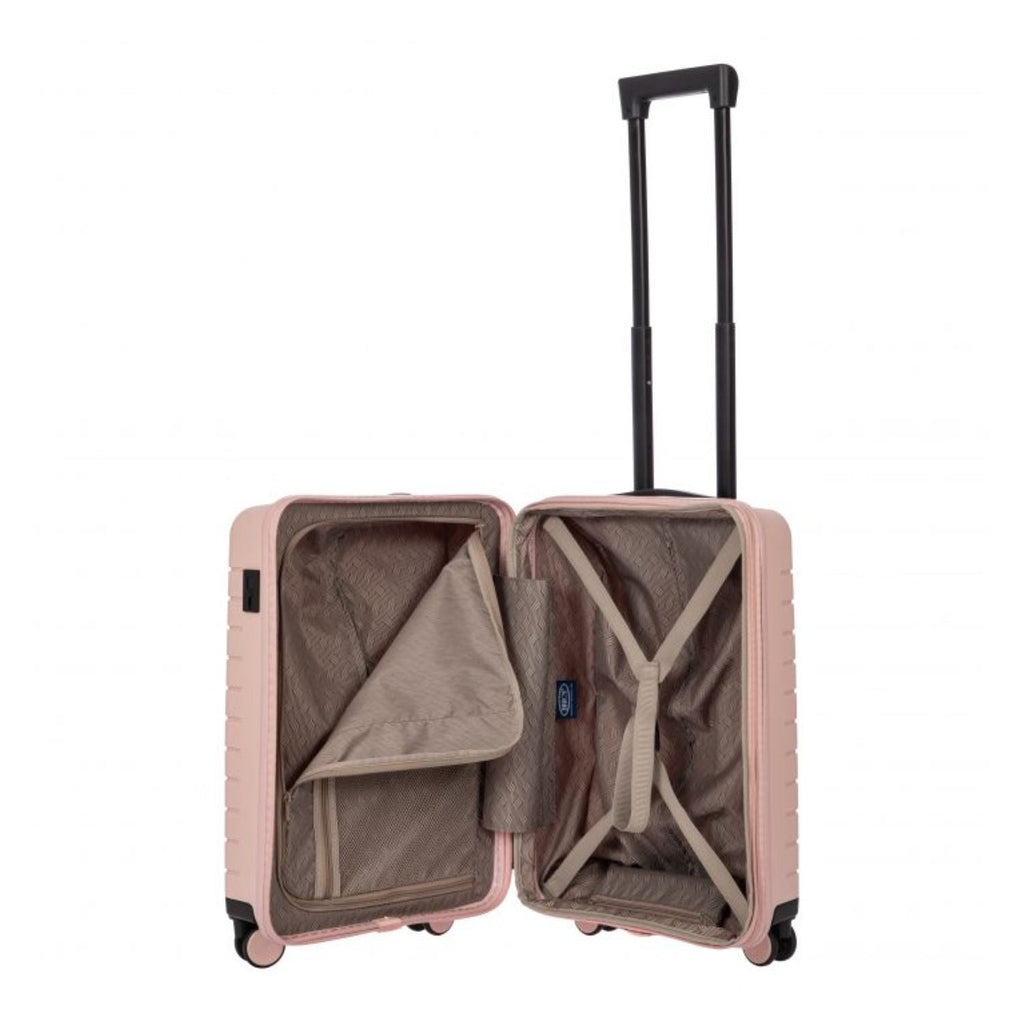BRIC'S Ulisse 22" Expandable Carry On Luggage Spinner (Pearl Pink)